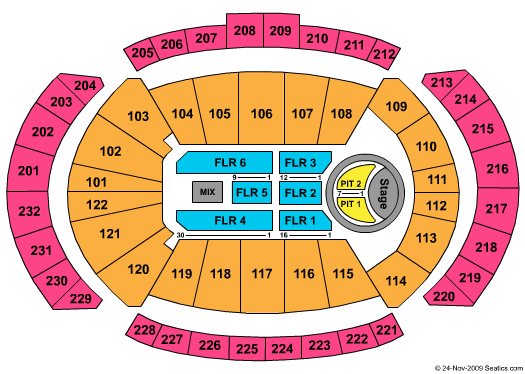 T-Mobile Center Bon Jovi Seating Chart